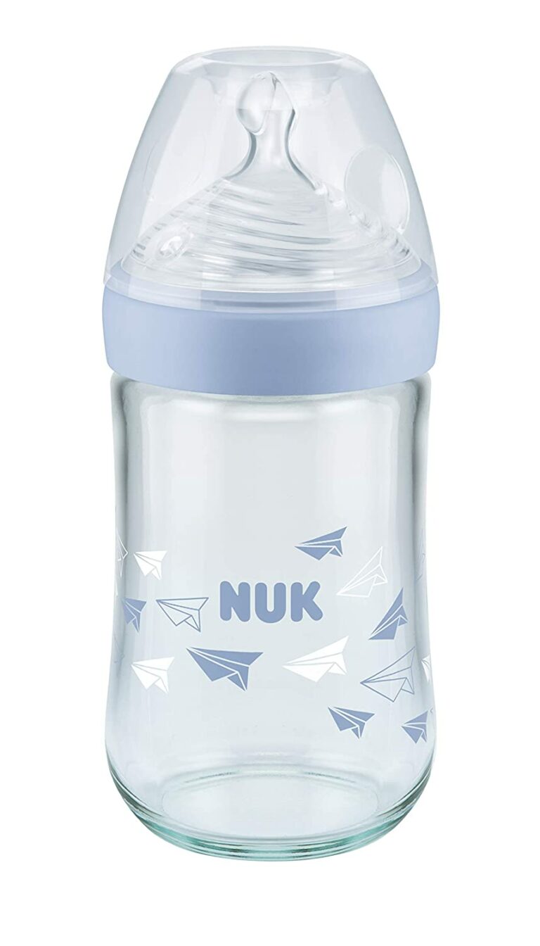 Paper Airplane pattern glass NUK brand baby bottle purchased on Amazon in 2021: 14,600 ppm Lead in paint when 90 ppm Lead (& up ) is unsafe for kids