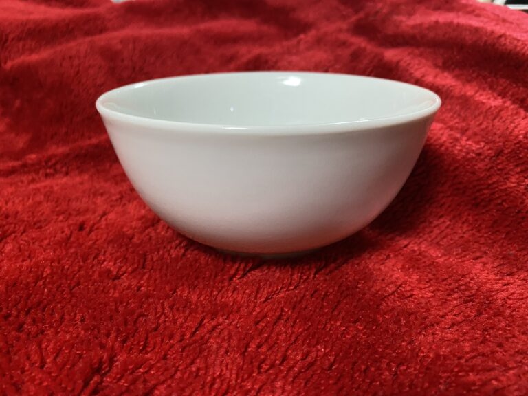 Everyday White Porcelain bowl (Made in China): 41 ppm Lead. Safe by all standards.