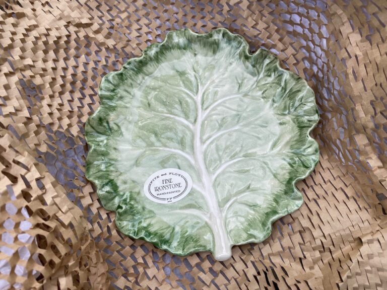 Fitz and Floyd Fine Ironstone Hand Painted Leaf dish: 46,300 ppm Lead on the food surface.