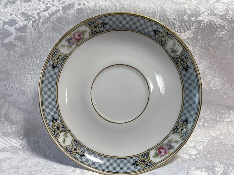 1925 German Altwasser Carl Thiersch (Silesia) saucer – Style # 2241: 6,410 ppm Lead on the food surface (decorative edge.)