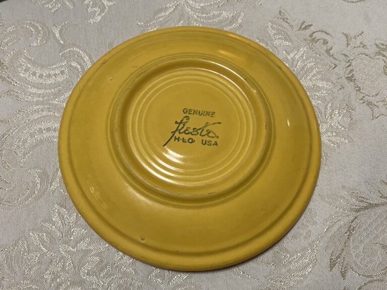 Yellow vintage Fiesta plate (Made in USA): 563,800 ppm Lead (90 ppm & up is unsafe in modern items made for kids)