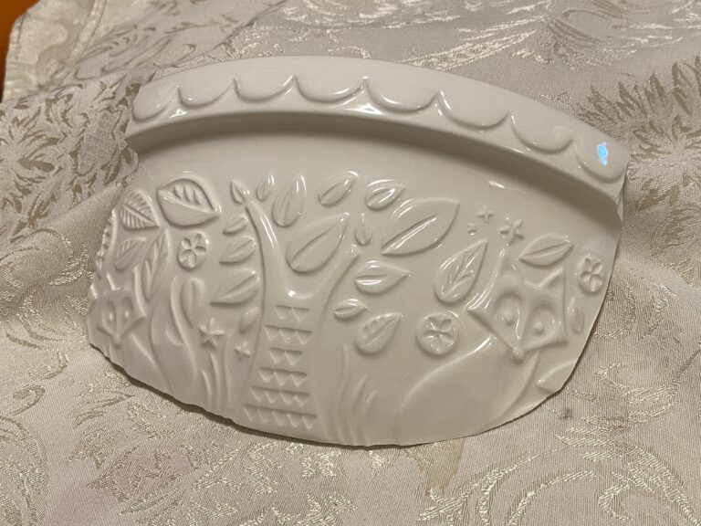 World Market Mason Cash “In The Forest” Large White Bowl with Fox Design: 80 ppm Lead (safe by all standards.)