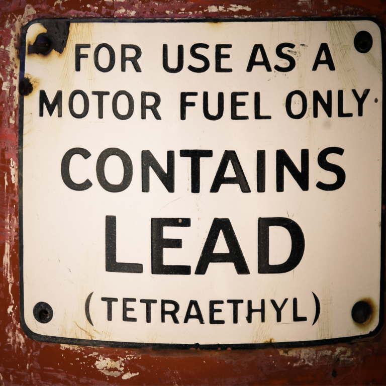 I am working on a piece about Lead in gasoline and could use your help sourcing some information.