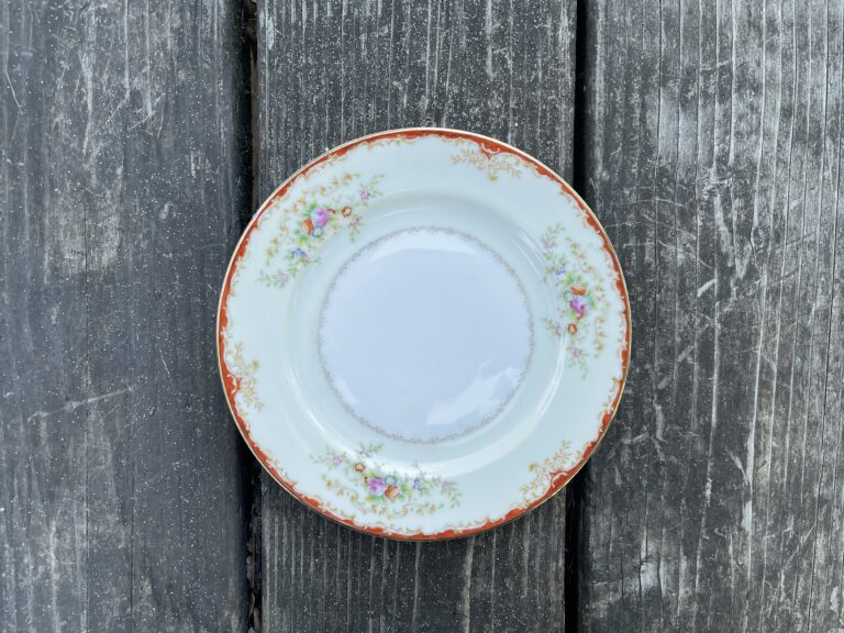 Vintage Floral Meito Hand-Painted China — Made in Japan — Tested Positive for Lead, Antimony, Arsenic, Cobalt, & Cadmium!