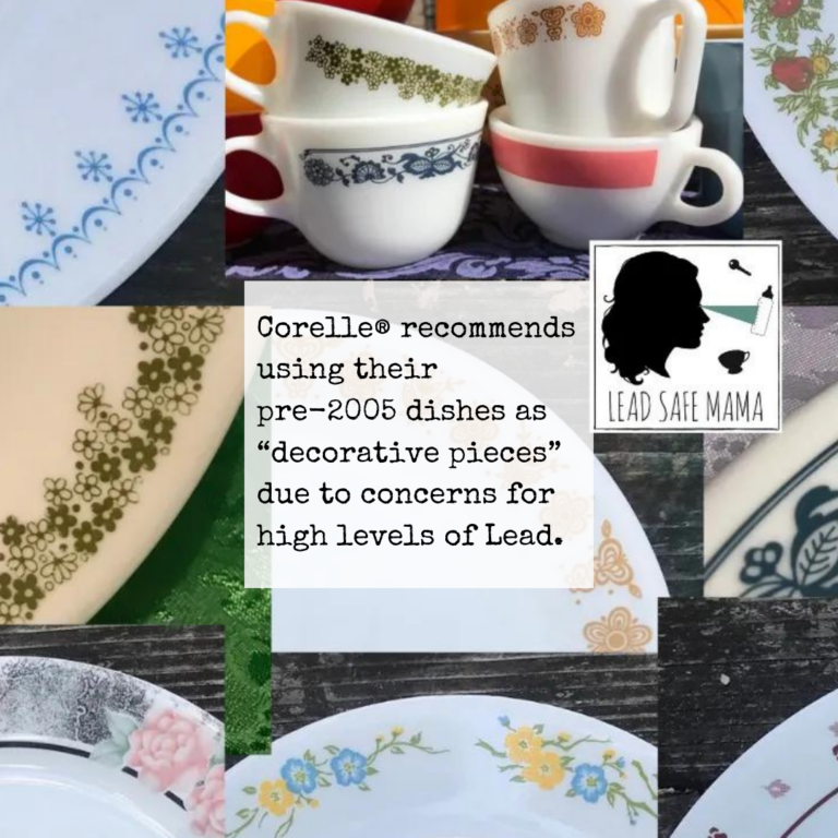 My post about Corelle dishes (from December 2019) has not been challenged by Corelle’s legal department (there’s no benefit to them in challenging the truth.)