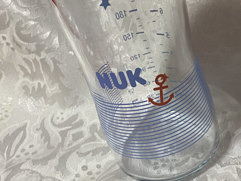 Sailor themed glass NUK baby bottle (2021): BPA-Free and *only* 15,400 ppm Lead in the paint. 90 ppm Lead (& up ) is unsafe for kids.