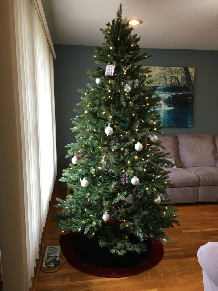 2016 GE Brand 7.5 ft Douglas Fir Pre-Lit Artificial Christmas Tree (Illinois): Positive for Lead, Cadmium, Arsenic (low levels), and 2,654 ppm Antimony!