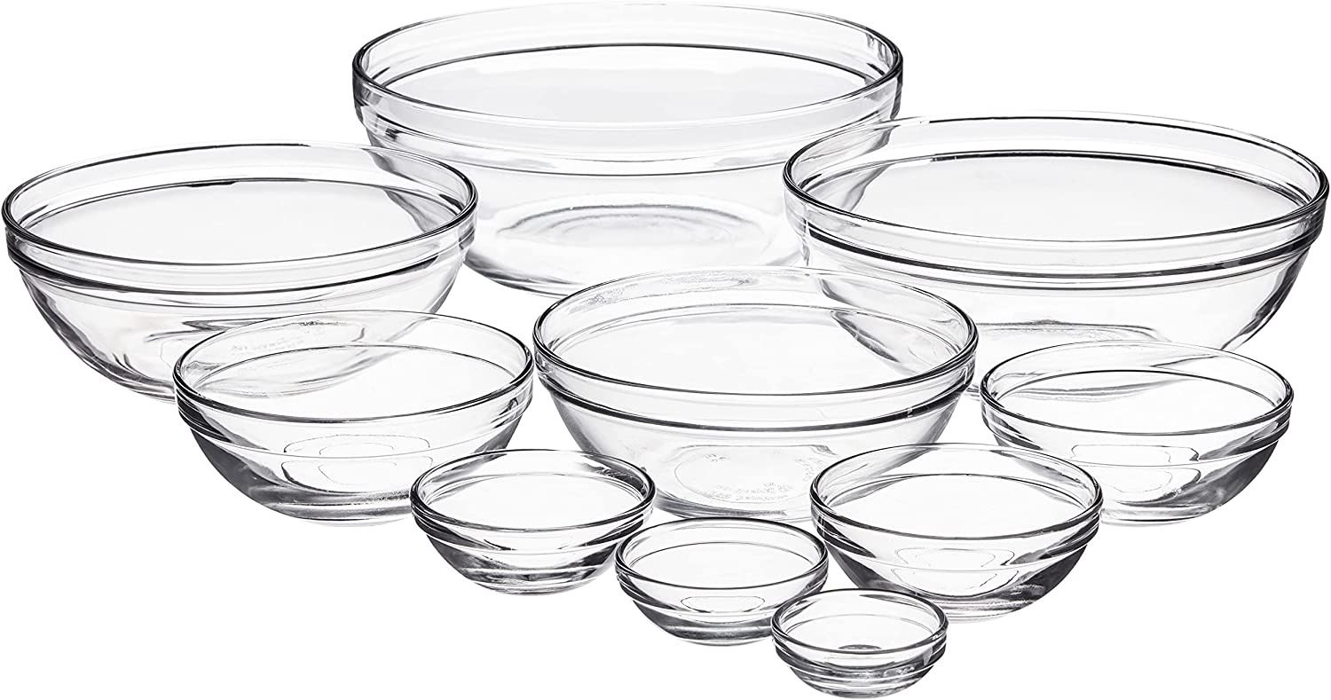 Glass Mixing Bowl Set