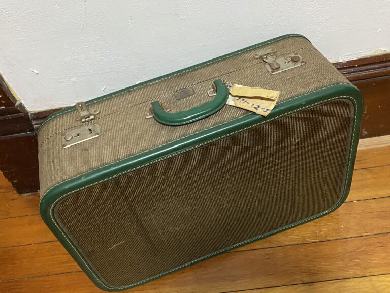 Which component of this vintage suitcase tested positive for 16,400 ppm Lead? Guess correctly & you might win a prize! Please read full details on how to participate.