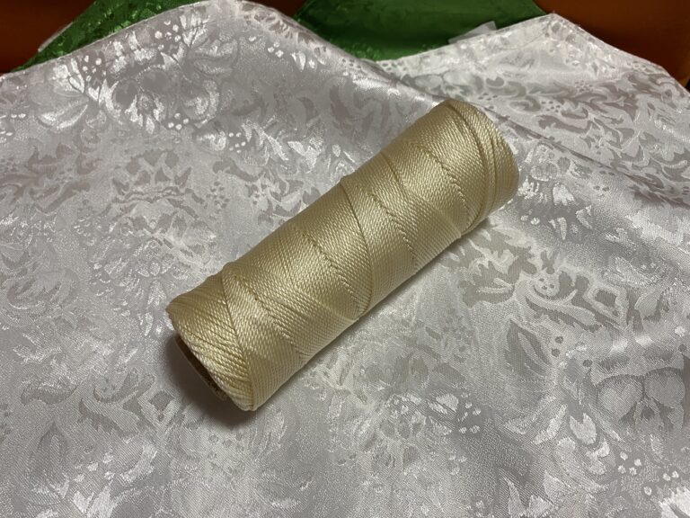 My most sentimental & favorite possession, this roll of white nylon (?) string. Can you guess why? (BTW it is Lead-free!)