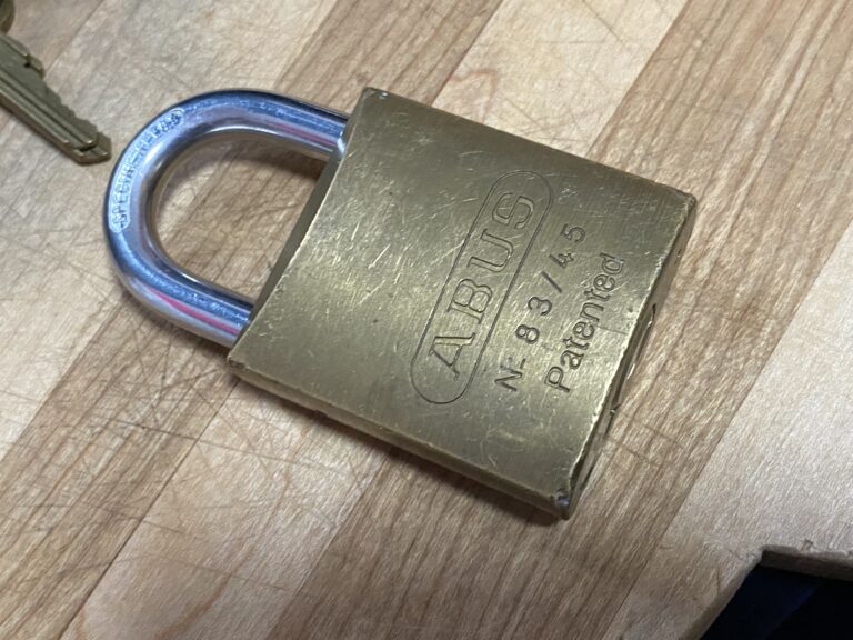 Abus Patented No. 83 /45 Brass Padlock: 28,200 ppm Lead. For context: 90 ppm & up is unsafe for kids. Locks are not toys!