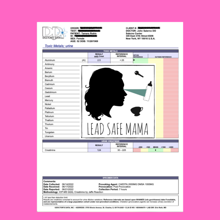 Would you like to see my personal full heavy metals panel test result? Here you go!