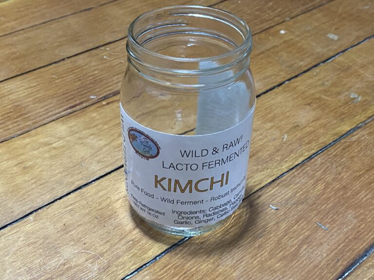 XRF Test results for clear glass jar from Wild Ferments Kimchi (Pennsylvania): 30 ppm Lead, 12 ppm Cadmium, 20 ppm Antimony – safe by all standards.