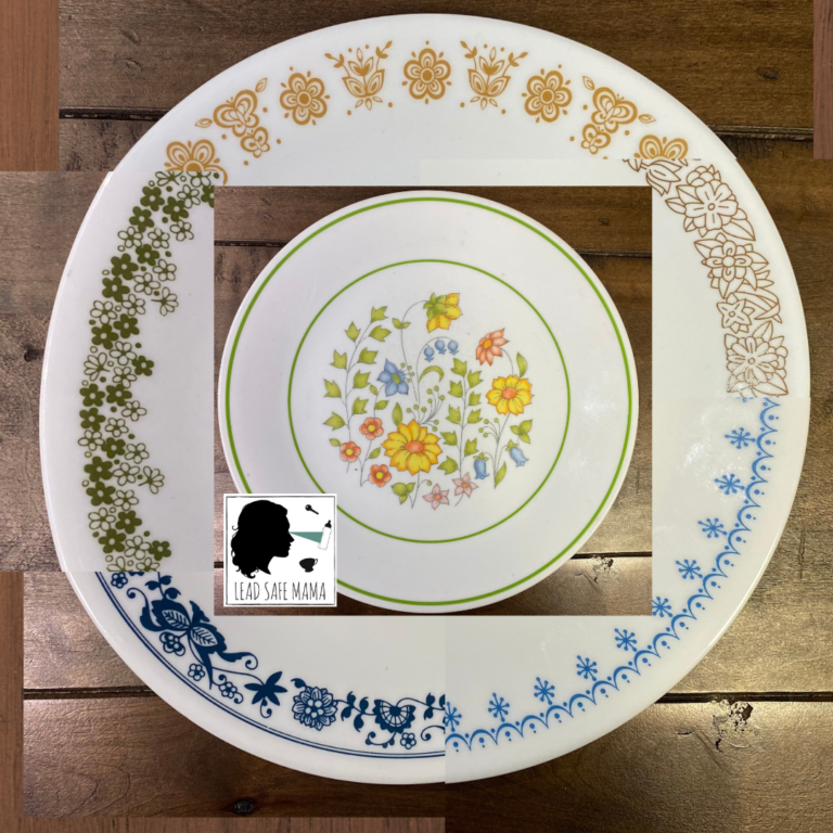 CORELLE (Instant Brands) confirms (but downplays) presence of Leaded glaze used for food surface decorations on vintage dishware