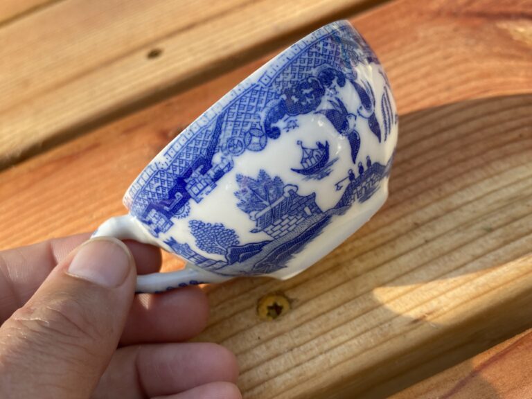 XRF test results for antique Blue Willow style Transor Ware Japanese porcelain child’s tea set