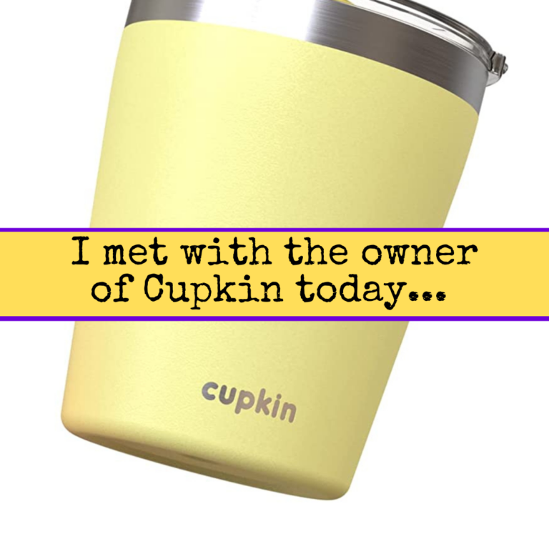 I met with the owner of Cupkin today (1/14/23). Here’s my follow up email to him.