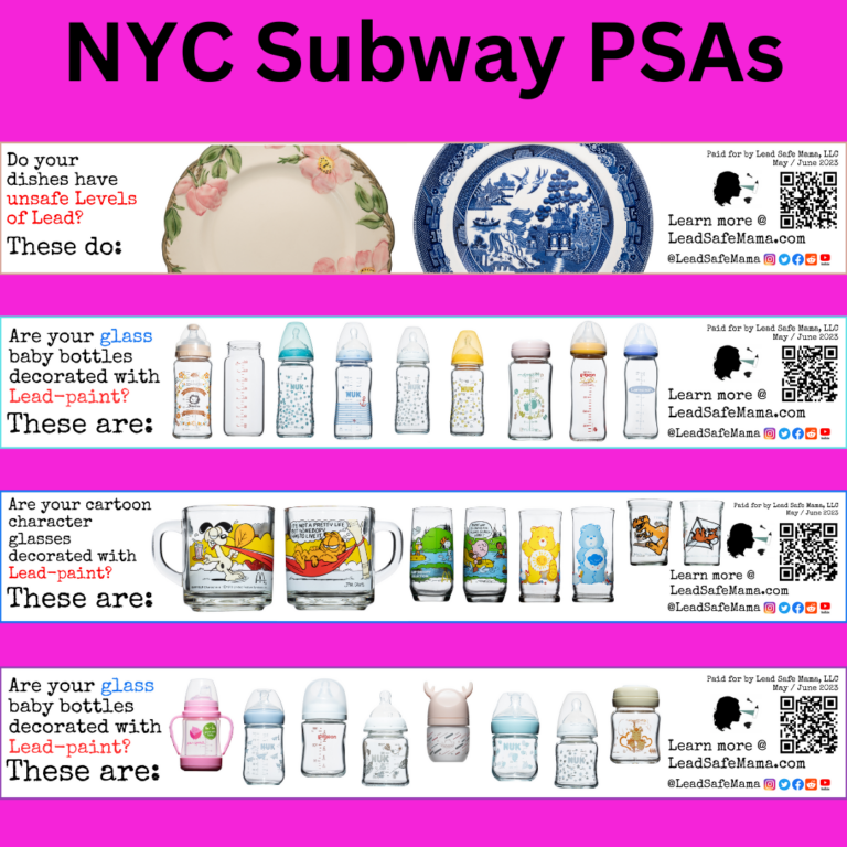 We secured funding for the Lead Safe Mama, LLC New York City Subway PSA Campaign! Here’s the plan (your input is welcome)…