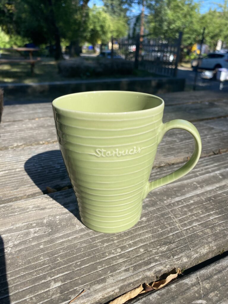 XRF test results for 2009 Design House Stockholm green glazed Starbucks mug sent in by Shelly in California