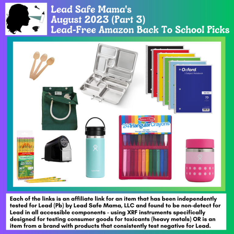 August 2023 Amazon Picks: Top LEAD-FREE back-to-school choices to get you ready for the new school year!