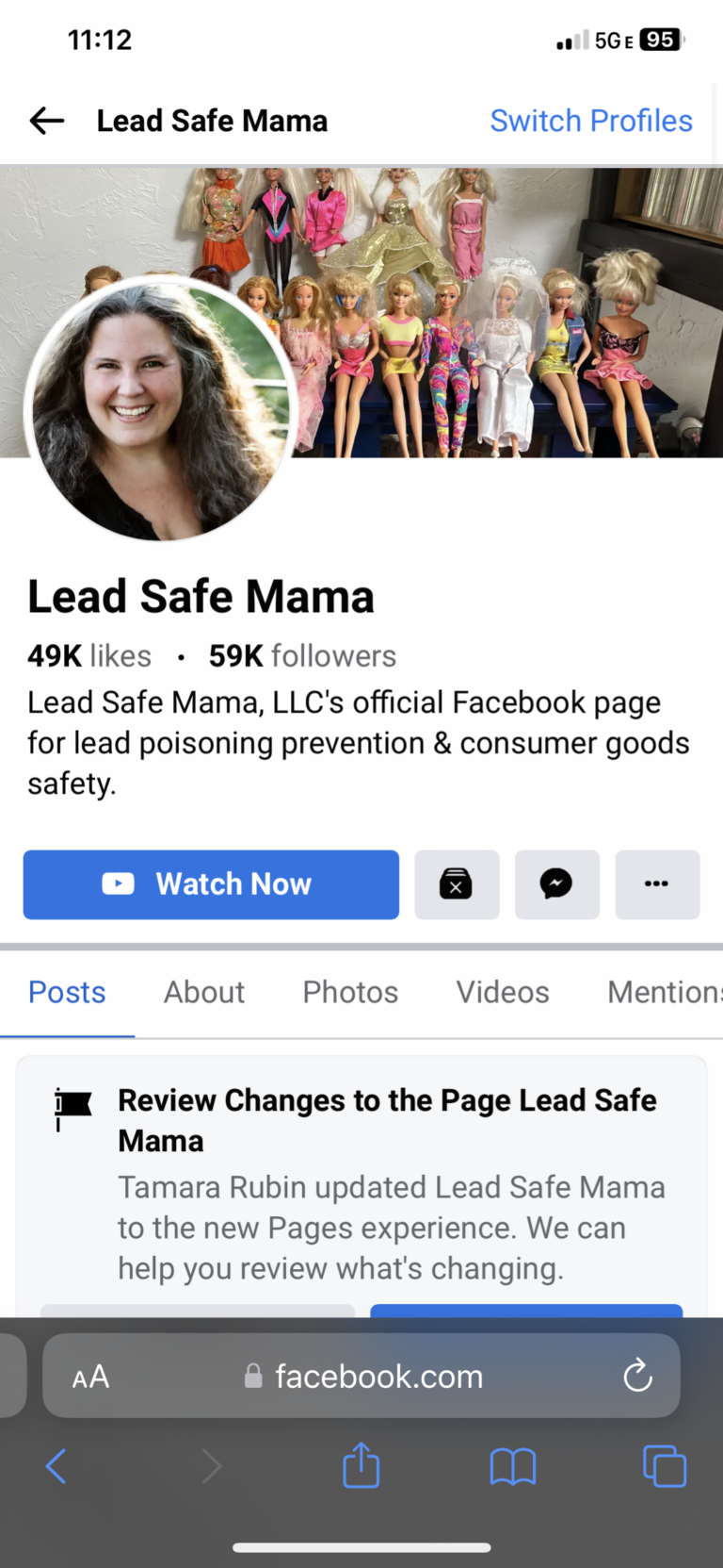 Almost to 60,000 Lead Safe Mama Facebook Followers… 50,000 Facebook “Likes”… and 40,000 Instagram Followers!