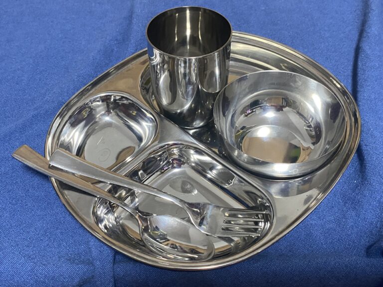 XRF Test Results for Ahimsa Plain “Classic” Stainless Steel Dish Set for Children (Discount Code for the Lead Safe Mama Community!)