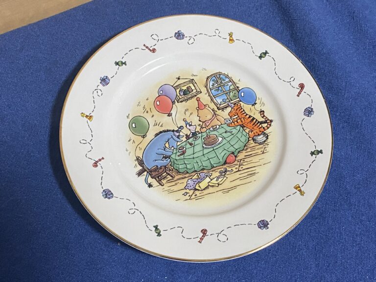 XRF Test Results for Winnie the Pooh 2003 Splendiferous Celebration Fine Ivory China Dish by Lenox