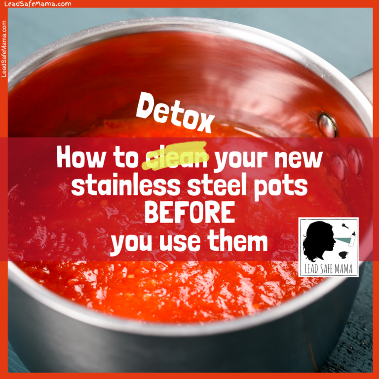 How to clean your new stainless steel pots BEFORE you use them for the first time