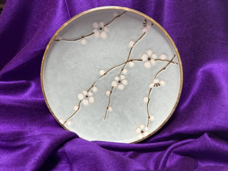 XRF Test Results for Blue, White, and Brown Blossom Design on Asian Stoneware Dish