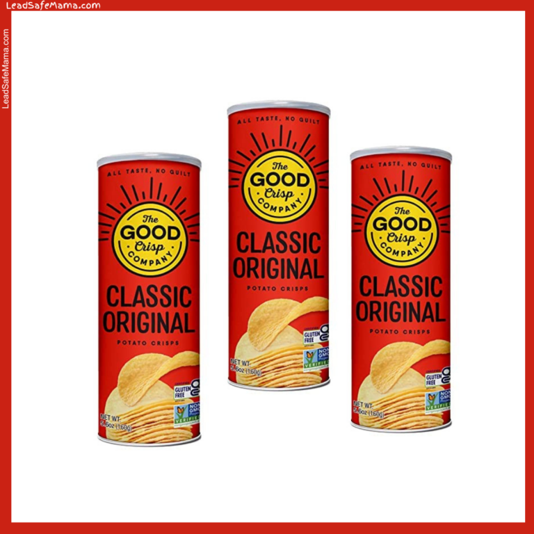 The Good Crisp potato chips in Classic Original flavor test positive for unsafe levels of Lead and Cadmium. Read the July 2024 lab report here.