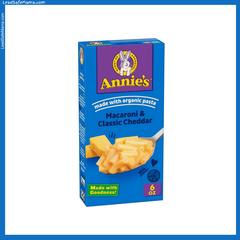 Annie’s Macaroni & Classic Cheddar (boxed, dry mac and cheese product with organic pasta) tests positive for an unsafe level of Cadmium (a known carcinogen) — August 2024 lab report