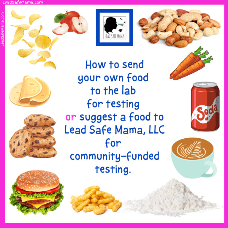 How to test food yourself (via a lab submission) for Lead, Cadmium, Arsenic, and Mercury