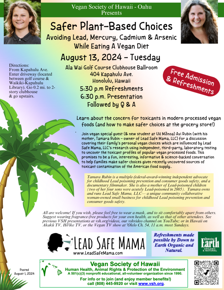 August 2024 Lead Safe Mama Outreach Event & Speaking Engagement — Oahu, Hawaii