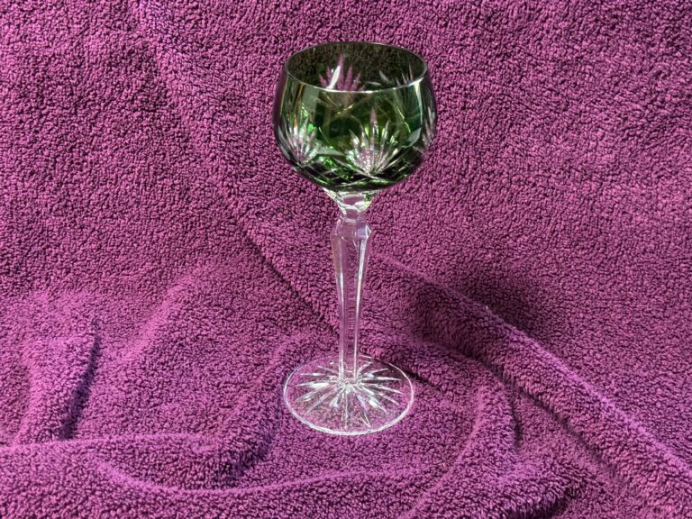 Beautiful etched green crystal goblet: 374,100 ppm Lead (this is not illegal, but for context, 90 ppm & up is illegal for items made for kids)