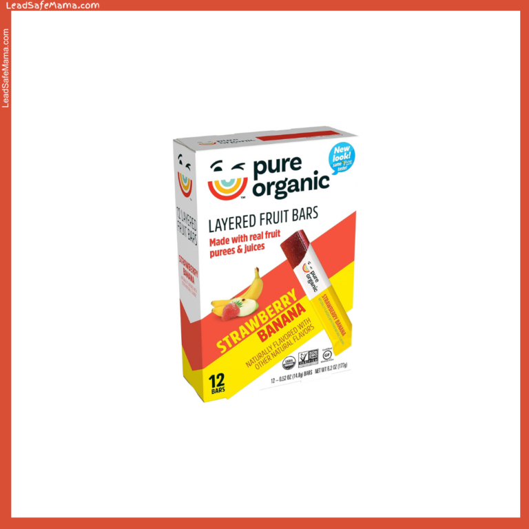 August 2024 Laboratory Test Report for Pure Organic Layered Fruit Bars in Strawberry Banana Flavor (Independent, Third-party, Community-funded Lab-testing)