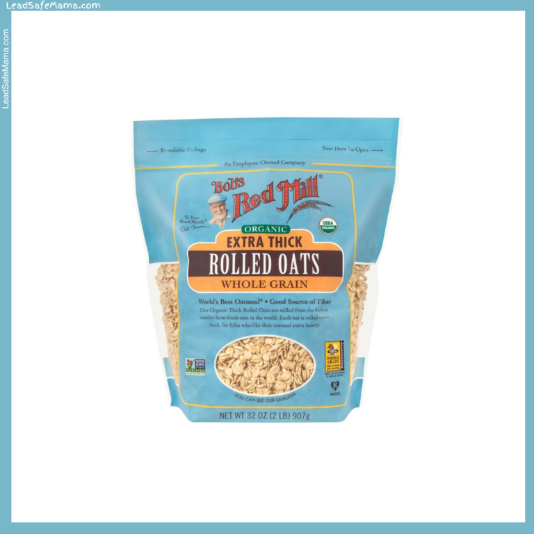 Bob’s Red Mill Organic Extra Thick Whole Grain Rolled Oats Test Positive for Unsafe Level of Cadmium: September 2024 Lab Report