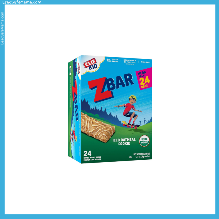 Clif Kid Organic Zbar in Iced Oatmeal Cookie Flavor tests positive for unsafe levels of Lead (& Arsenic too) — September 2024 Lab Report