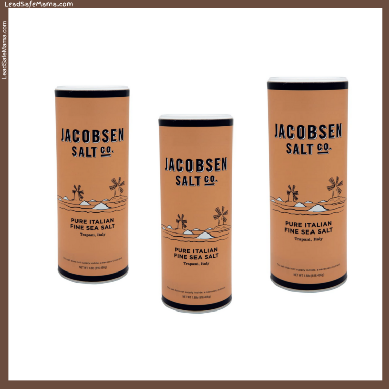 Jacobsen Salt Company’s Pure Italian Fine Sea Salt (from Trapani, Italy) tests positive for Lead — September 2024 lab report