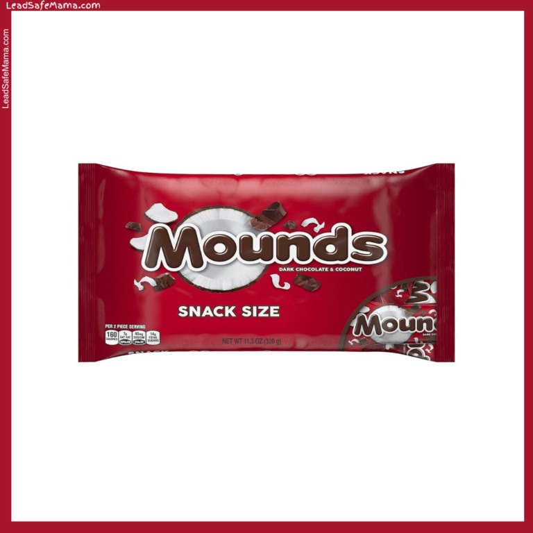 Mounds Dark Chocolate & Coconut Candy Bars – Snack Size – test positive for an unsafe level of Cadmium — September 2024 Lab Report