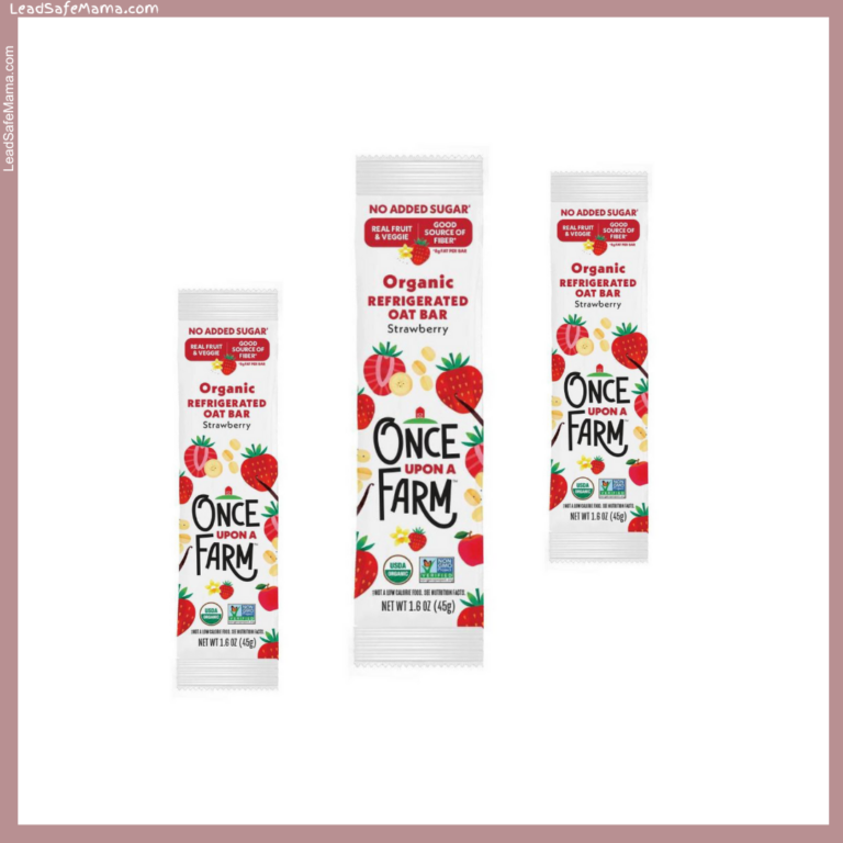 Once Upon A Farm Organic Refrigerated Oat Bar in Strawberry Flavor Tests Positive for Arsenic: September 2024 Lab Report