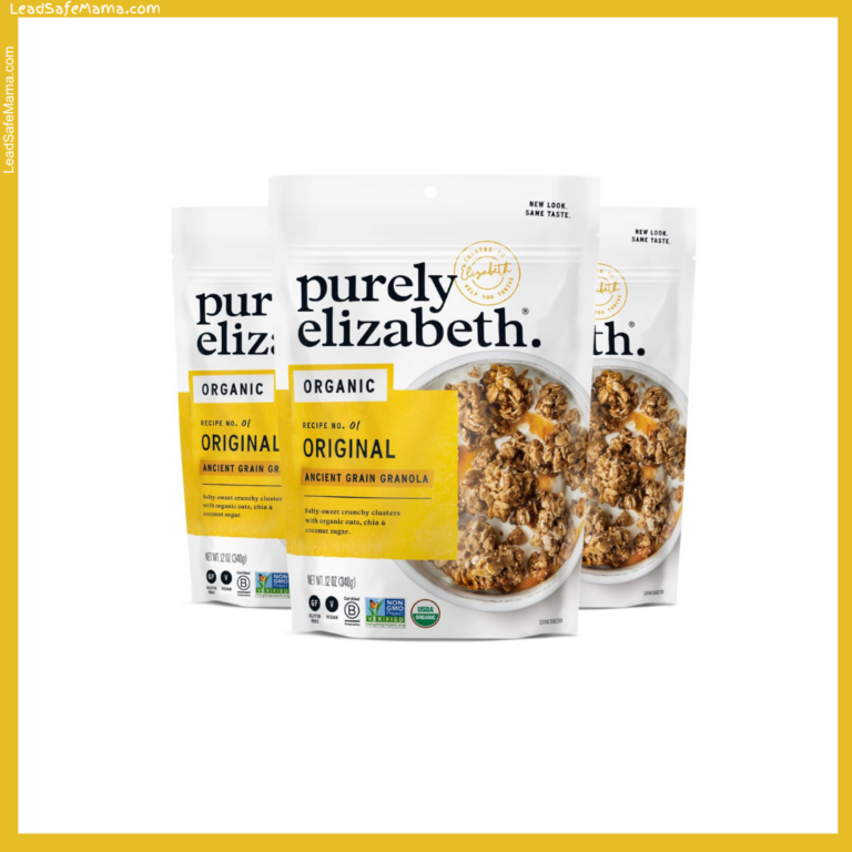 Purely Elizabeth Organic Recipe No. 01, Original Flavor Ancient Grain Granola tests positive for Lead, Arsenic, & Cadmium — September 2024 Lab Report