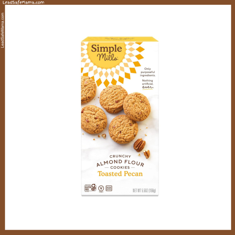 Simple Mills Crunchy Almond Flour Cookies in Toasted Pecan Flavor Test Positive for Arsenic: September 2024 Lab Report