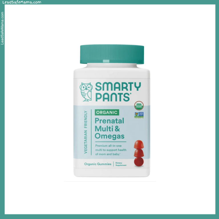 Clean Label Project-Certified, Purity Award-Winning, SmartyPants Organic Prenatal Multi & Omegas gummy vitamins test positive for a higher level of Lead than M&M’s chocolate candies — here’s the August 2024 laboratory report.