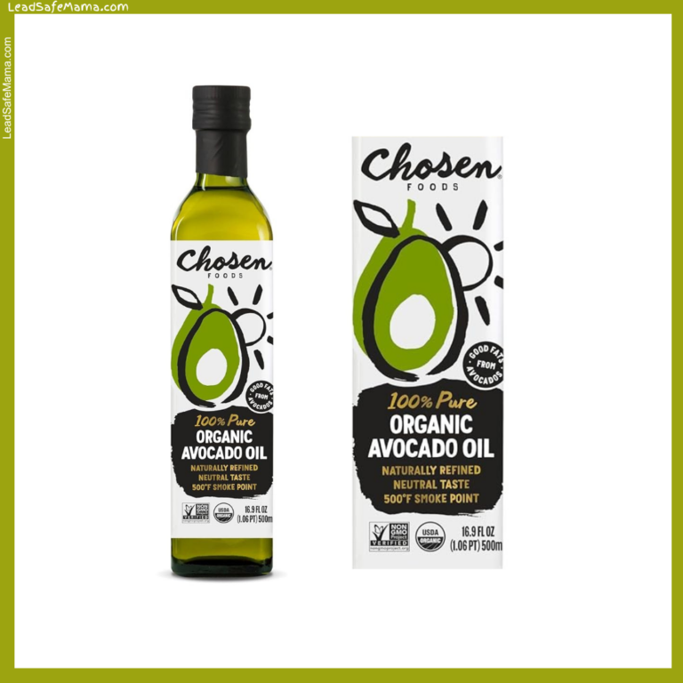 Chosen Foods 100% Pure Organic Avocado Oil tests positive for traces of Arsenic. October 2024 Lab Report Here.