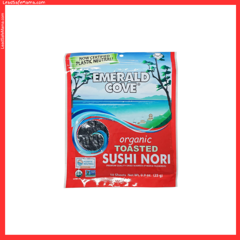 Emerald Cove Organic Toasted Sushi Nori tests positive for unsafe levels of Lead, Cadmium, & Arsenic — September 2024 Lab Report