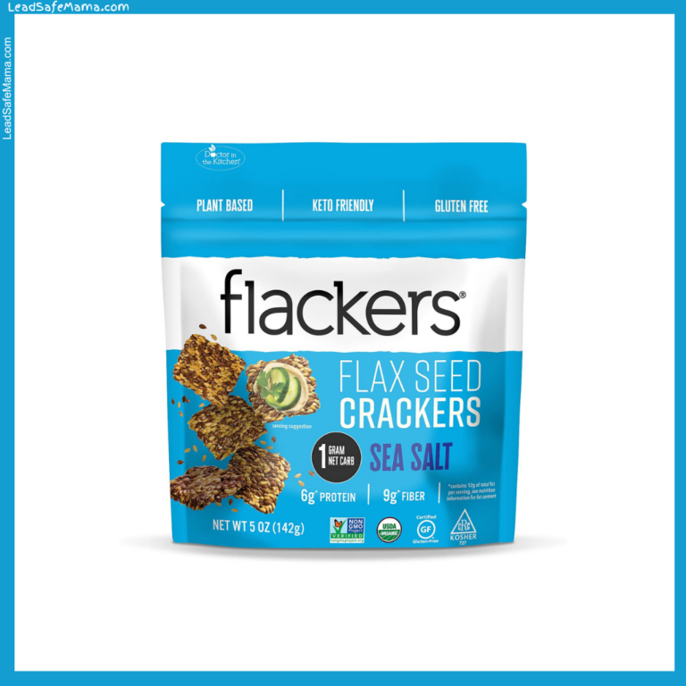 Flackers Flax Seed Crackers in Sea Salt Flavor Test Positive for Cadmium & Arsenic: 2024 Laboratory Report