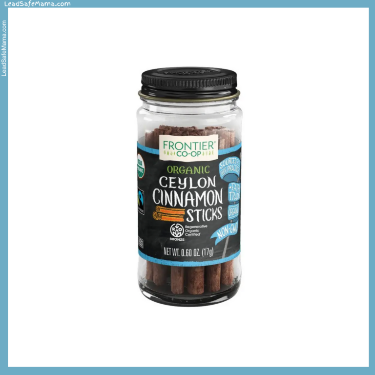 Frontier Co-Op Organic Ceylon Cinnamon Sticks Test Positive for Unsafe Levels of Cadmium & Mercury: October 2024 Laboratory Report