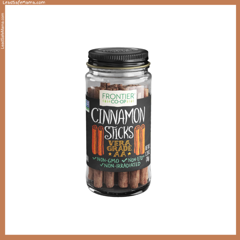 Frontier Co-Op (Not Organic) Grade AA Cinnamon Sticks Test Positive for Lead & Cadmium: October 2024 Laboratory Report