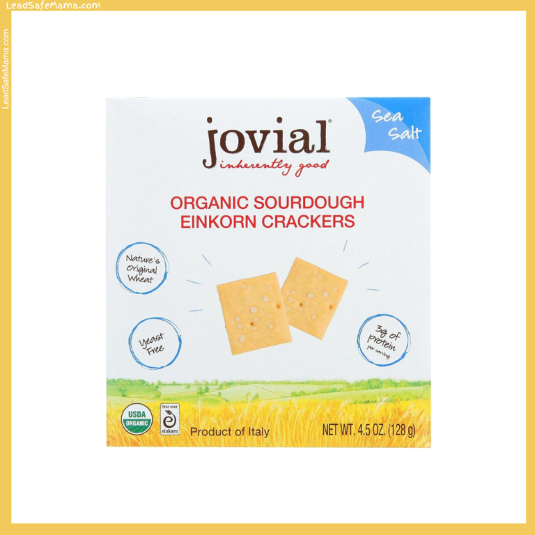 Jovial Organic Sourdough Einkorn Crackers in Sea Salt Flavor Test Positive for Lead: 2024 Laboratory Report