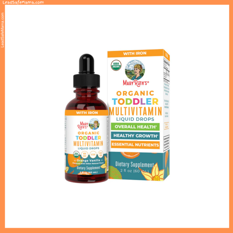 October 2024 Laboratory Test Report for Mary Ruth’s Organic Toddler Multivitamin Liquid Drops with Iron in Orange Vanilla Flavor