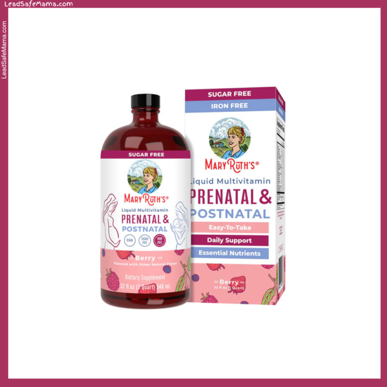 Mary Ruth’s Prenatal & Postnatal Sugar Free Liquid Multivitamin (in Berry flavor)Tests Positive for Lead: October 2024 Laboratory Report